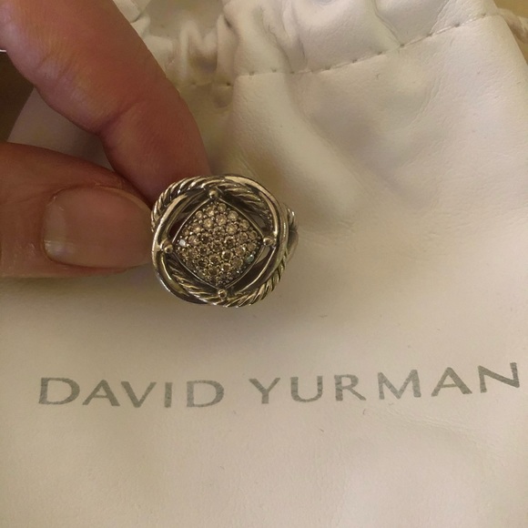 David Yurman Jewelry - David Yurman 11mm Diamond Ring